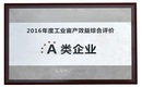 帽子廠家2016年度工業(yè)畝產(chǎn)效益綜合評(píng)價(jià)-A類企業(yè)